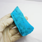 CERTIFIED Rare Uncut Raw Rough Natural Turquoise Blue 390 Ct Loose Gemstone