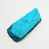 Deep blue aquamarine rough mineral specimen