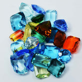 555 Ct Lab-Created Topaz Mix Color Mix shape Rare CERTIFIED Loose Gemstone Lot
