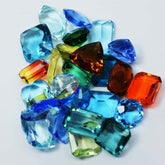 555 Ct Lab-Created Topaz Mix Color Gemstone loose stones