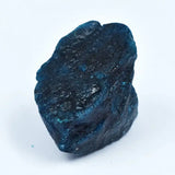 Blue crystal rock on a white background