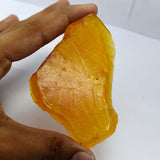 Genuine Natural YELLOW Uncut Rough 401.70 Ct Sapphire CERTIFIED Loose Gemstones