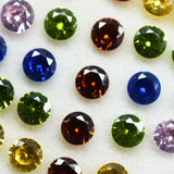 8 Pcs Natural Sapphire CERTIFIED Round Cut Lot 5x5 mm Loose Gemstone