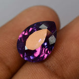 Natural Alexandrite 8.05 Ct CERTIFIED Loose Gemstone Color change Pear Cut