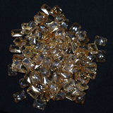 7x5 MM Lot Emerald Cut 9 Pcs Natural CERTIFIED Sapphire Champagne Loose Gemstone