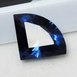 Loose fancy cut blue sapphire, 8 ct natural gemstone, certified quality, earring size.