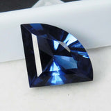 Loose fancy cut blue sapphire, 8 ct natural gemstone, certified quality, earring size.