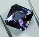 Natural ALEXANDRITE  Color Change SQUARE CUT 8.12 Ct Loose Gemstone CERTIFIED