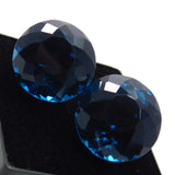 CERTIFIED AA+ Blue Grandidierite Round Cut 55 Ct Loose Gemstone Pendant Size