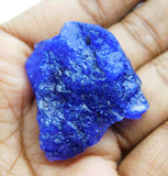 Natural Beautiful Sapphire Blue 49.30 Ct Uncut Rough CERTIFIED Loose Gemstones
