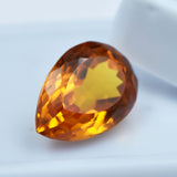 Yellow Sapphire Unique Color Pear Cut 7.60 Ct Natural Loose Gemstone CERTIFIED