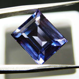 Color Change CERTIFIED Baguette Cut 10.56 Ct Natural Alexandrite Loose Gemstone