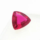 Red Ruby Trillion Cut Gemstone natural loose ruby