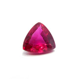 Red Ruby Trillion Cut Gemstone trillion shape ruby