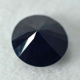 Certified loose gemstones, round cut natural Ceylon sapphires, Kashmiri blue, 8.45 carats total.