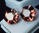 Natural fancy shape Padparadscha sapphire 16.52 carat certified loose stone