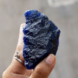 Natural Blue Sapphire 364.75 Dyed Raw Rough Huge Size Loose Gemstone CERTIFIED