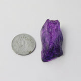 Natural Tanzanite Rough 124.35Ct Purple Raw Uncut CERTIFIED Earth Mined Gemstone