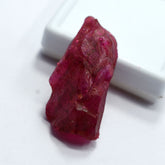 Natural Ruby Red Rough 60.55 Carat Uncut Huge Size Loose Gemstone CERTIFIED