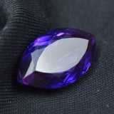 Purple Tanzanite Marquise Cut 11.75 Ct Gemstone on Black Background – Certified & Natural