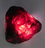 Natural Ruby Red 32.80 Ct Earth Mined Huge Size Rough CERTIFIED Loose Gemstone.