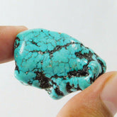 Blue Turquoise Rough 94.55 Ct Slab Crystal Loose Gemstones CERTIFIED