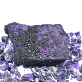 Uncut 922.20 Ct Rough Raw Purple Sapphire Natural CERTIFIED Loose Gemstone