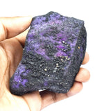 Uncut 922.20 Ct Rough Raw Purple Sapphire Natural CERTIFIED Loose Gemstone