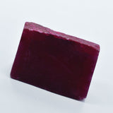 CERTIFIED Uncut Ruby Rough 400.76 Ct Natural Red Earth Mined Loose Gemstone