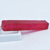 Natural Ruby Red Uncut Raw Rough 79.85 Carat Loose Gemstone CERTIFIED Dyed Rough