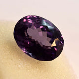 CERTIFIED 10.23 Ct Natural ALEXANDRITE Gemstone Color Change OVAL CUT
