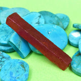 Dyed Rough Uncut Raw 79.05 Carat Natural Red Ruby Loose Gemstone CERTIFIED