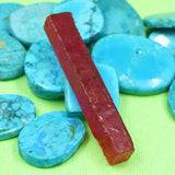 Dyed Rough Uncut Raw 79.05 Carat Natural Red Ruby Loose Gemstone CERTIFIED