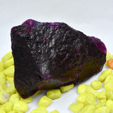 Raw Rough Sapphire 1050.10 Ct CERTIFIED Natural Uncut Purple Loose Gemstone