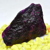 Raw Rough Sapphire 1050.10 Ct CERTIFIED Natural Uncut Purple Loose Gemstone