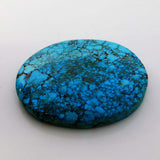 Blue Turquoise Excellent Oval Shape 77.50  Ct Natural Loose Gemstone CERTIFIED
