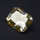 6.30 Ct Moissanite VVS1 Champagne Color RADIANT Cut Gemstone CERTIFIED 1 Pcs