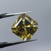 5.10 Ct Gorgeous CERTIFIED D White Color Square Shape Synthetic Moissanite VVS1