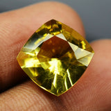 Sapphire Yellow Color 10 Ct Natural Square Cushion Loose Gemstone CERTIFIED