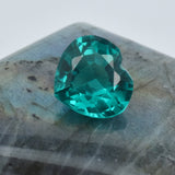 Certified Loose Gemstone – 10.60 Ct Heart Cut Natural Green Tourmaline