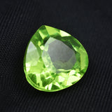 Certified 10.65 Ct Green Peridot – Natural Pear Cut Attractive Loose Gemstone