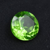 Certified 8.36 Ct Green Peridot – Natural Round Shape Loose Gemstone for Jewelry & Healing