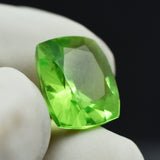 Certified Natural Green Peridot Cushion Cut 9.56 Carat Green Peridot Loose Gemstone Use For Jewelry Making | Free Delivery Free Gift | AAA Exclusive Rare Collection from Afghanistan
