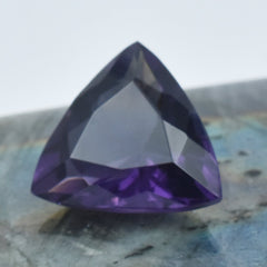 Beautiful 9.15 Carat Certified Purple Tanzanite Trillion Cut Natural Loose Gemstone Best Gift For Your Friends
