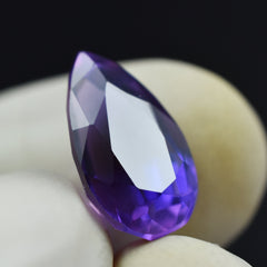 Certified 5.70 Carat Pear Cut Flawless Purple Tanzanite Natural Loose Gemstone Birthstone for December Purple Tanzanite