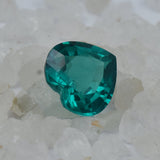 Best Offer | Heart Cut Natural 10.32 Carat Certified Green Tourmaline Loose Gemstone , Beautiful Ring Size Gemstone | Free Delivery Free Gift