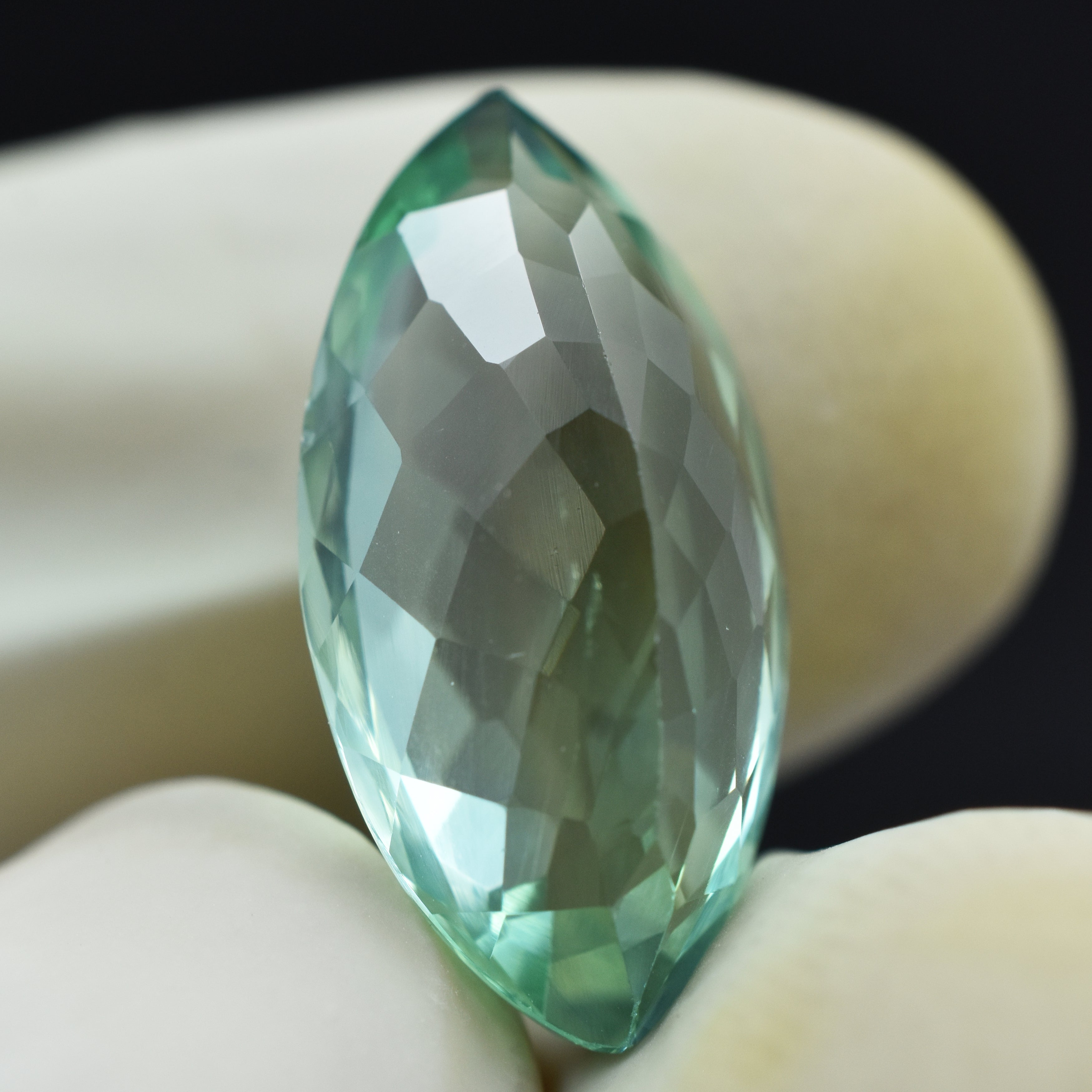 Best Certified 9.45 Carat Bluish Green Sapphire Marquise Shape Natural Ring Making Loose Gemstone Free Shipping
