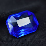 World's Best Blue Tanzanite Gem Only For You 5.30 Carat Blue Tanzanite Emerald Cut Certified Natural Loose Gemstone Jewelry Making Tanzania Gemstone