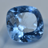 Best Certified 7.55 Carat Square Cushion Cut Blue Sapphire Natural Loose Gemstone For Protection & Emotional Healings
