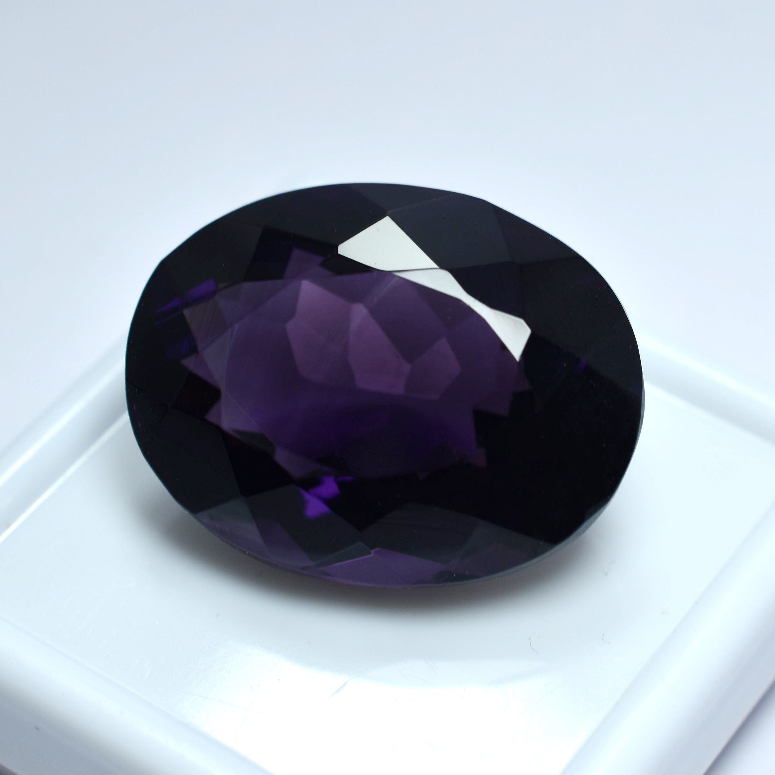 Amethyst Pendant Purple Natural Amethyst 73.20 Carat Oval Shape Certified Loose Gemstone | Free Shipping With Gift | Biggest Offer